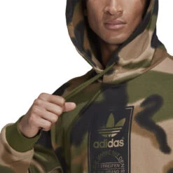 Sweat à Capuche Adidas Originals CAMO ALLOVER PRINT -Hommes Vêtements Magasin adidas originals 102