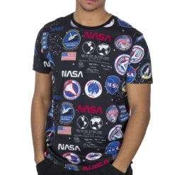 Tee-shirt Alpha Industries NASA AOP -Hommes Vêtements Magasin alpha industries 27