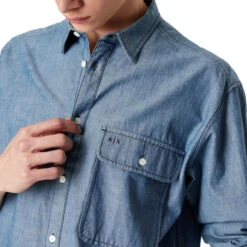 Chemise Armani Exchange DENIM -Hommes Vêtements Magasin armani exchange 31