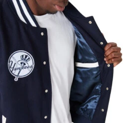 Blouson New Era MLB WORDMARK VARSITY NEYMET -Hommes Vêtements Magasin blouson new era mlb wordmark varsity neymet 3