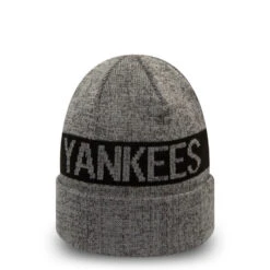 Bonnet New Era NY YANKEES MARL CUFF KNIT -Hommes Vêtements Magasin bonnet new era new york yankees marl cuff knit 3