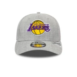 Casquette New Era LOS ANGELES LAKERS HEATHER BASE STRETCH SNAP 9FIFTY -Hommes Vêtements Magasin casquette new era los angeles lakers heather base stretch snap 9fifty 1