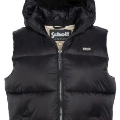 Doudoune à Capuche Sans Manches Schott EXTRA LONGUE -Hommes Vêtements Magasin doudoune a capuche sans manches schott extra longue 2