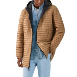 Doudoune Longue Réversible à Capuche Jott MORRISON -Hommes Vêtements Magasin doudoune longue reversible a capuche jott morrison 3