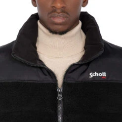 Doudoune Sans Manches Schott UTAH Sherpa -Hommes Vêtements Magasin doudoune sans manches schott utah sherpa 5