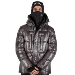 DOUDOUNE CAPUCHE Helvetica SUPREME LUXE -Hommes Vêtements Magasin helvetica 115