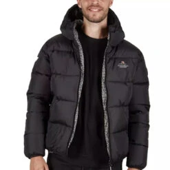 DOUDOUNE CAPUCHE Helvetica REVERSO 2 -Hommes Vêtements Magasin helvetica 68