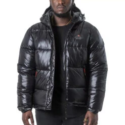 Doudoune à Capuche Helvetica ICE -Hommes Vêtements Magasin helvetica 88