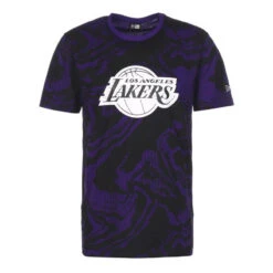 NEW ERA Tee-shirt New LOS ANGELES LAKERS OIL SLICK PRINT
