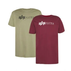 Pack De 2 Tee-shirts Alpha Industries ALPHA LABEL