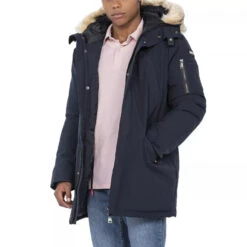 Parka Longue à Capuche Schott NELSON20 -Hommes Vêtements Magasin parka longue a capuche schott nelson20 5