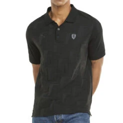 Polo Puma FERRARI Style Jacquard -Hommes Vêtements Magasin puma 71