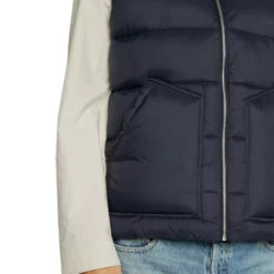 DOUDOUNE SANS MANCHE SCHOTT BRODERIE HAWKVRS -Hommes Vêtements Magasin schott 111