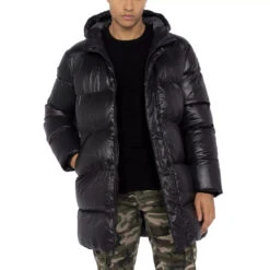 Doudoune Longue à Capuche Schott IVAN -Hommes Vêtements Magasin schott 117