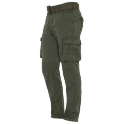 Pantalon Cargo Slim Schott ARMY CEINTURE TRRANGER70 -Hommes Vêtements Magasin schott 161