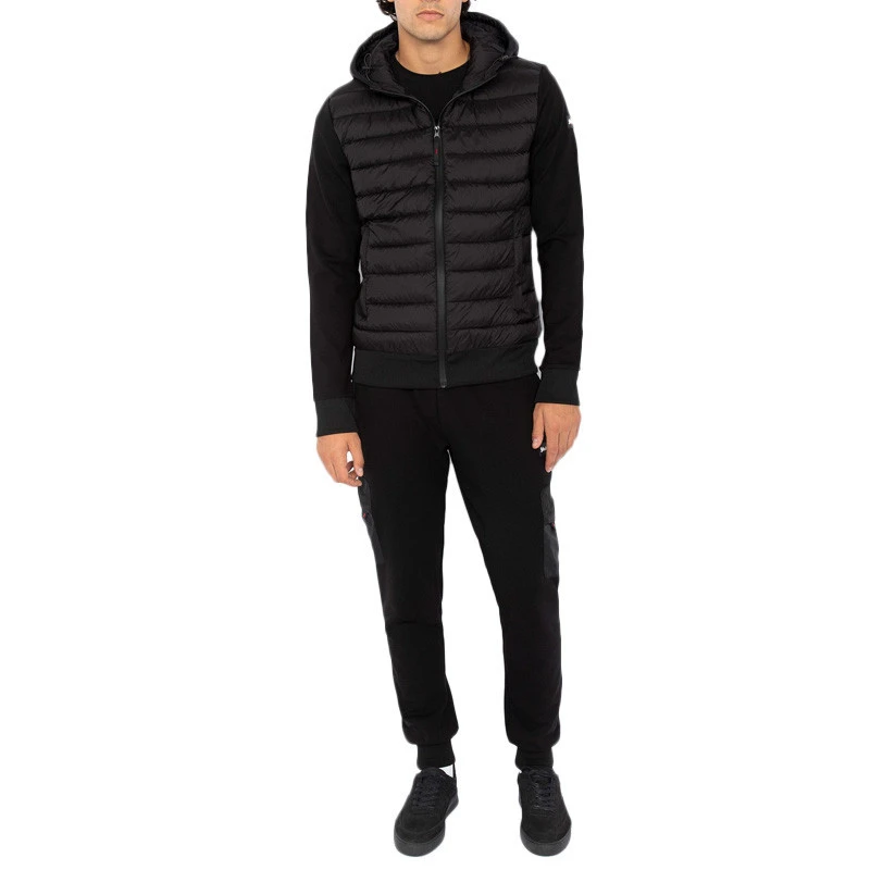 BIG SWEATSHIRT à Capuche BI MATIERE Schott REDBRANDON 10 BIG SWEATSHIRT à Capuche BI MATIERE Schott REDBRANDON – Image 8