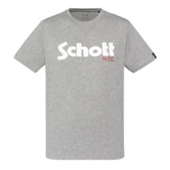 Pack 2 Tee-shirt Schott PETIT LOGO -Hommes Vêtements Magasin schott 3