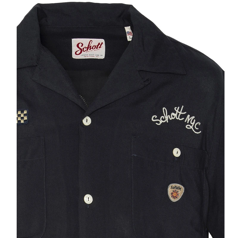 Chemise Schott SHBOWLING 7 Chemise Schott SHBOWLING – Image 5