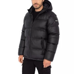 Doudoune Schott RUBBER A CAPUCHE ILLINOIS -Hommes Vêtements Magasin schott 97