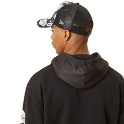 Sweat à Capuche New Era PRINT NBA Multi Logo -Hommes Vêtements Magasin sweat a capuche new era print nba multi logo 3