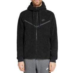Sweat à Capuche Nike M NSW WR TCH SHERPA -Hommes Vêtements Magasin sweat a capuche nike sportswear windrunner tech fleece 3