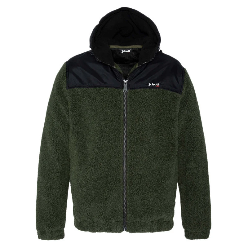 Sweat à Capuche Schott ZIPPE SHERPA POLAIRE SWWARD2 3 Sweat à Capuche Schott ZIPPE SHERPA POLAIRE SWWARD2