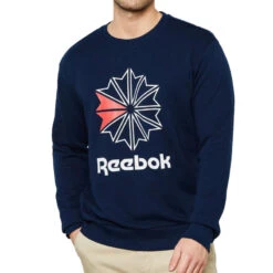Sweat Reebok AC FT BIG STAR -Hommes Vêtements Magasin sweat reebok ac ft big star dm5157 2