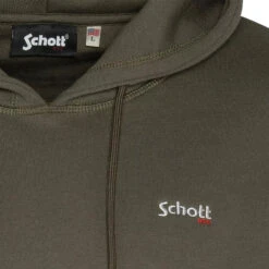 Sweatshirt à Capuche Schott AVEC BRODERIE -Hommes Vêtements Magasin sweatshirt a capuche schott avec broderie 4