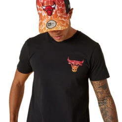 Tee-shirt New Era Chicago Bulls NBA Team Colour Water Print -Hommes Vêtements Magasin tee shirt new era chicago bulls nba team colour water print 3