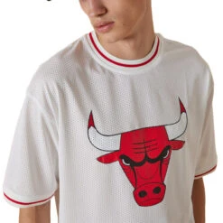 Tee-shirt New Era NBA TEAM LOGO Oversized Chicago Bulls Mesh -Hommes Vêtements Magasin tee shirt new era nba team logo oversized chicago bulls mesh 3
