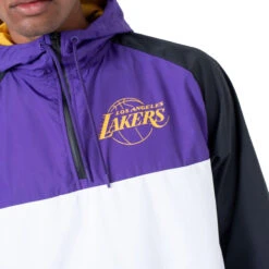 Veste New Era LA LAKERS WINDBREAKER 7 Veste New Era LA LAKERS WINDBREAKER -Hommes Vêtements Magasin veste coupe vent new era los angeles lakers colour windbreaker 2